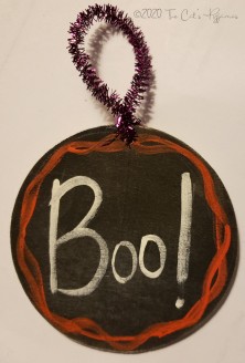 Boo! ornament